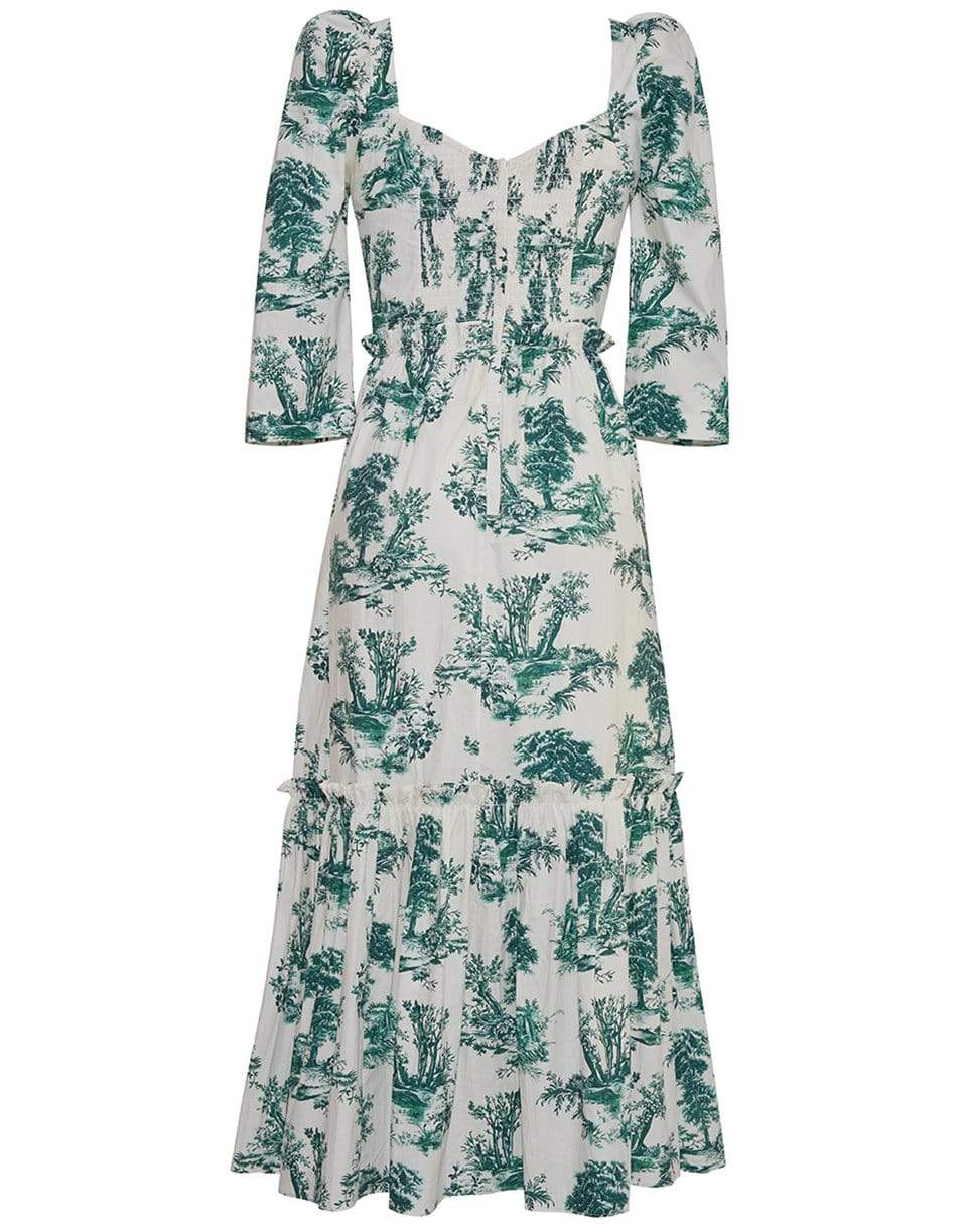 CARA CARA-Bluehill Forest Midi Dress-
