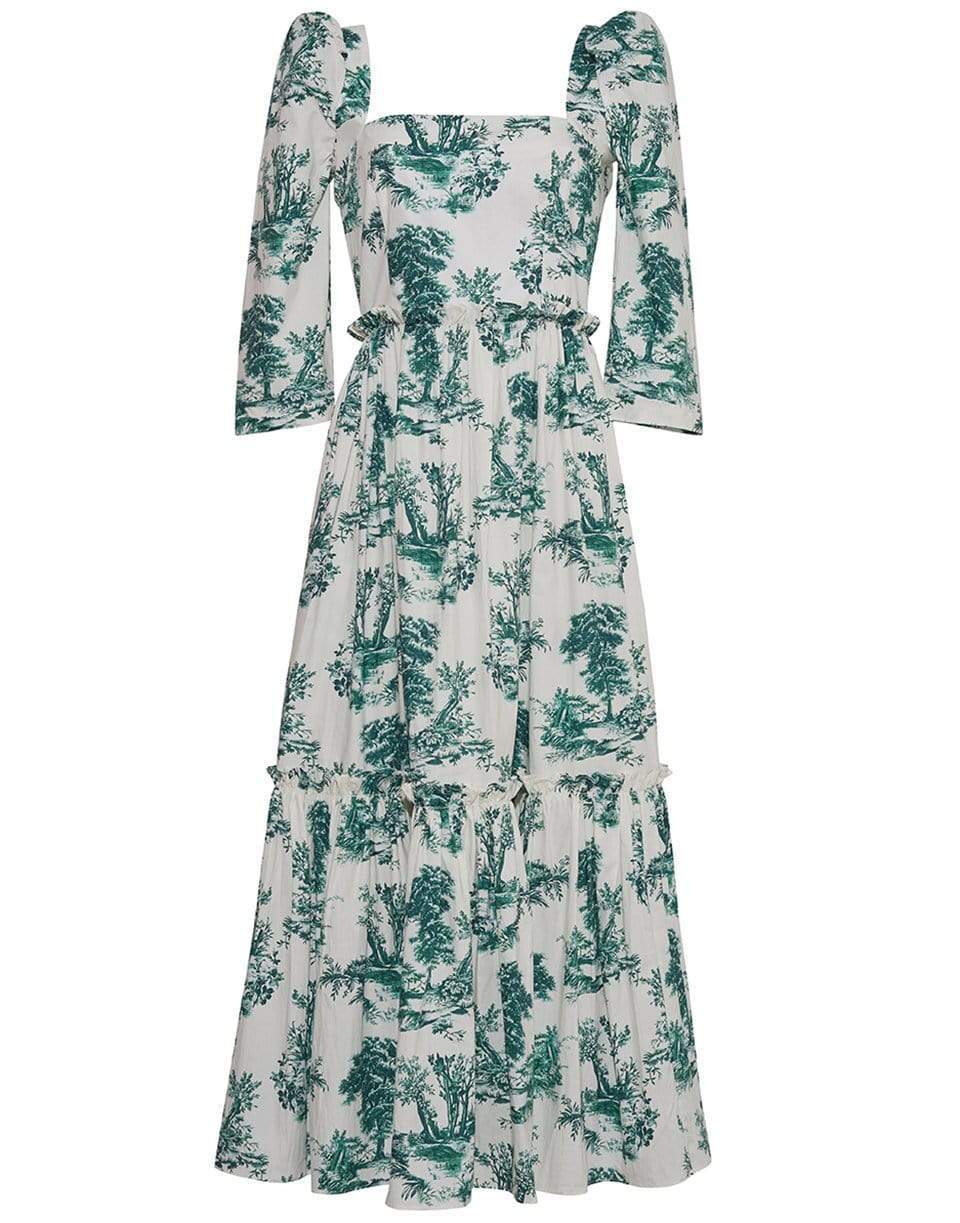 CARA CARA-Bluehill Forest Midi Dress-