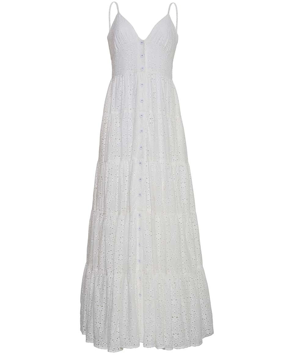 CARA CARA-White Nathalie Dress-
