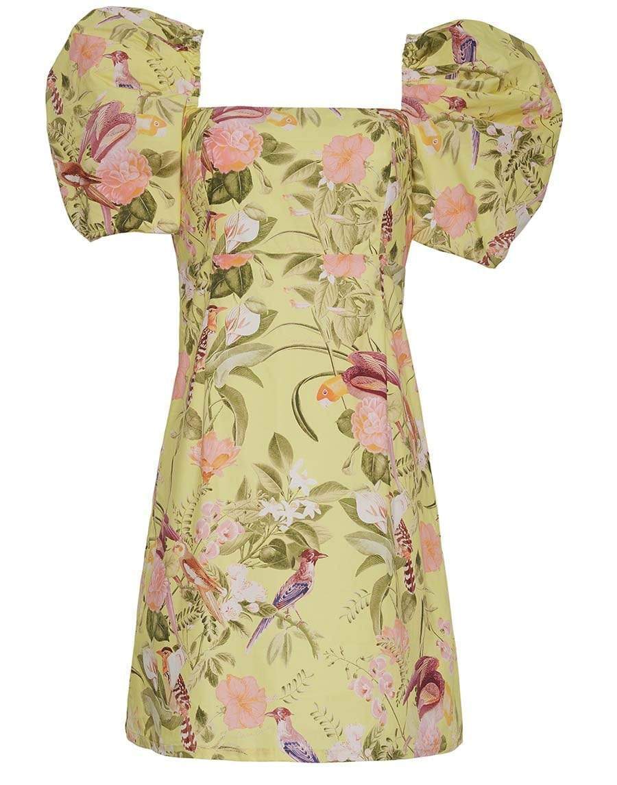 CARA CARA-Puff Sleeve Kelly Dress-