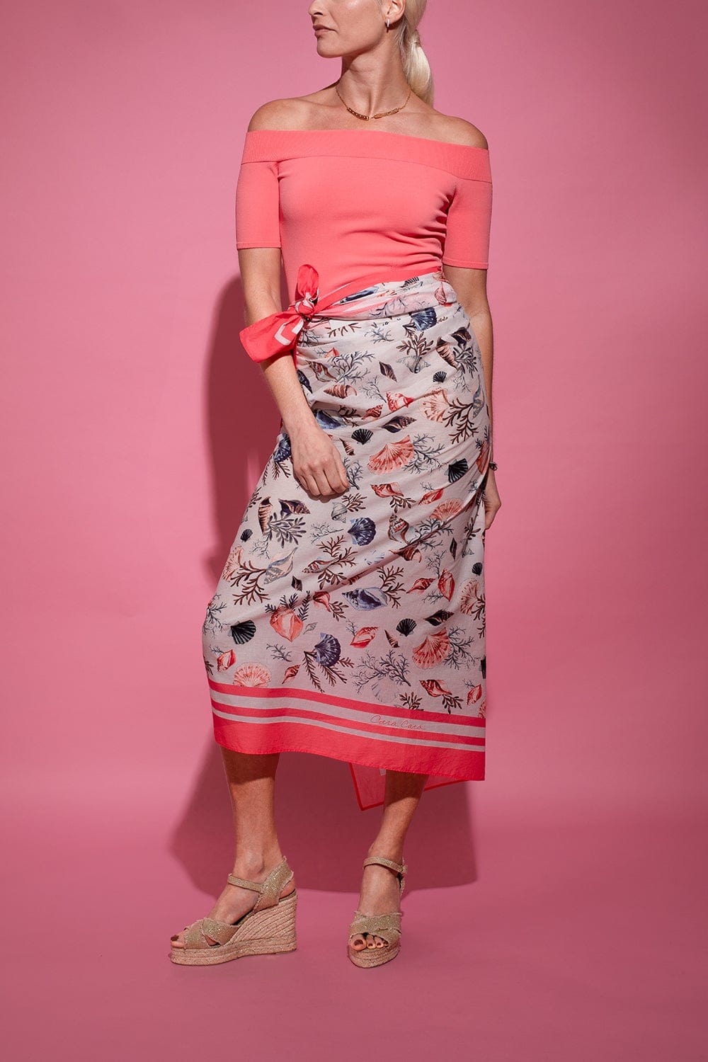 CARA CARA-Seashell Sarong-SIVY