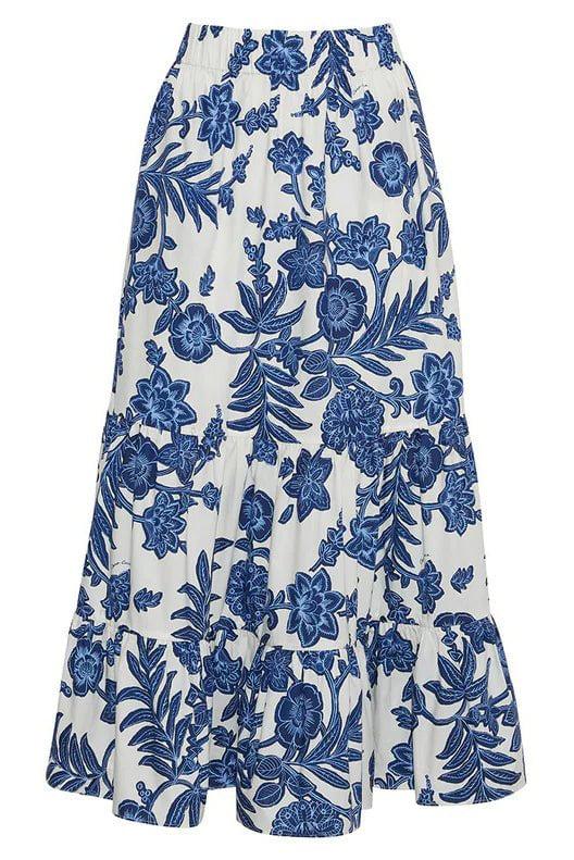 CARA CARA-Chase Skirt - Floral Ivory-
