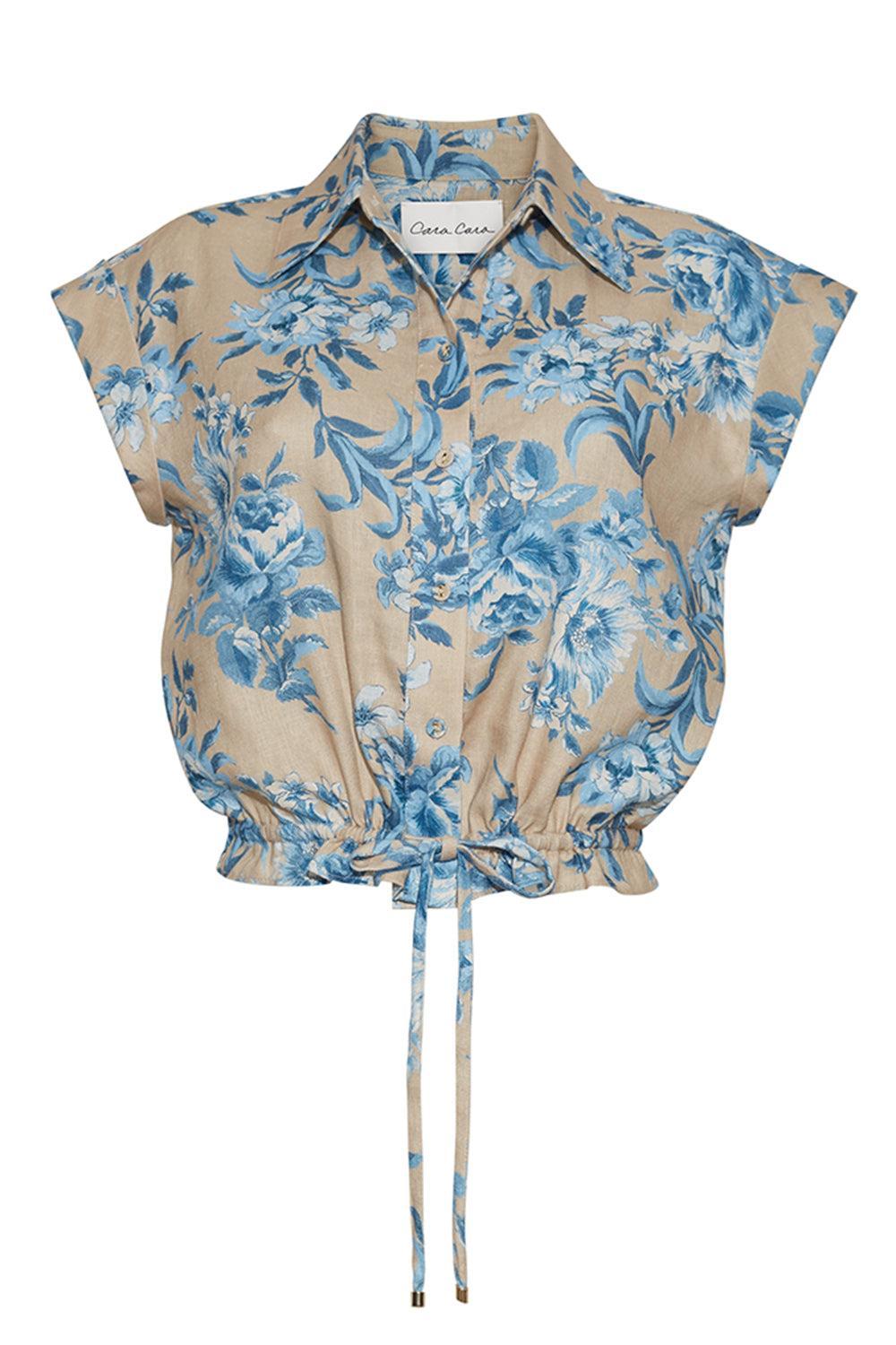 Octavia Top - Farfella Ginger Root-FARFELLA GINGER ROOT-XS-CLOTHINGTOPBLOUSE-CARA CARA