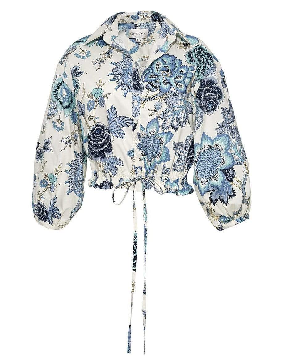 CARA CARA-Hutton Top - Jacobean Blue-