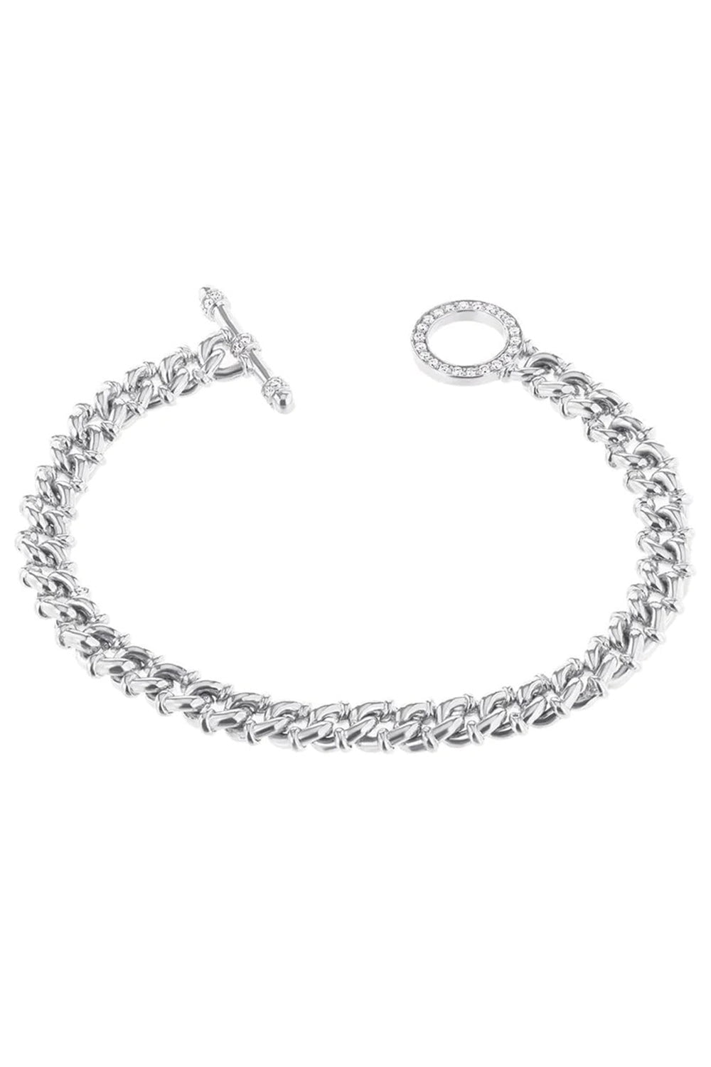 CARBON & HYDE-Linked Bracelet - White Gold-WHITE GOLD