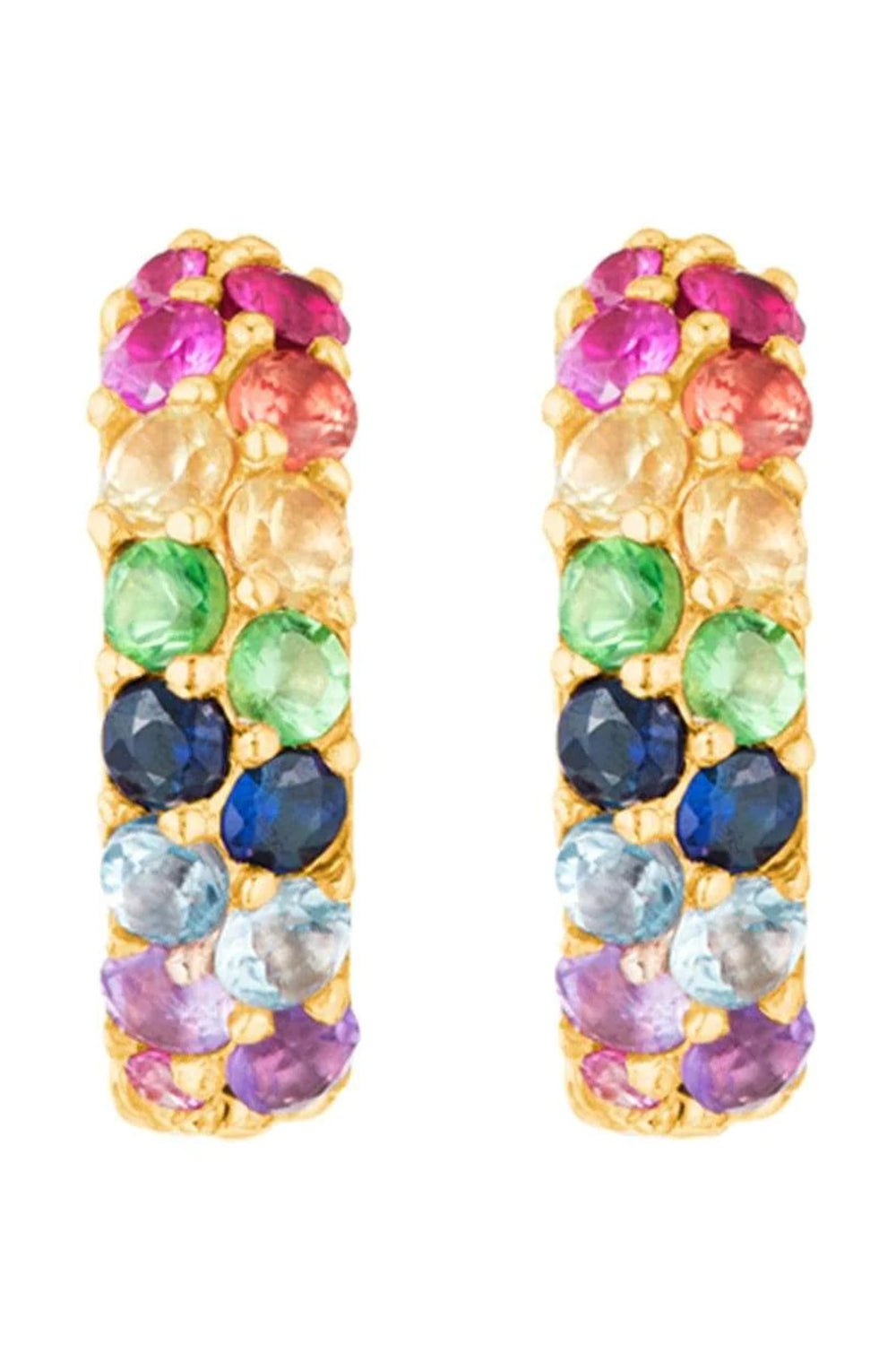 CARBON & HYDE-Rainbow Boom Huggies - Yellow Gold-YELLOW GOLD