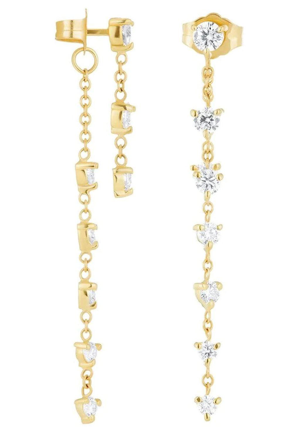 CARBON & HYDE-Starstruck Earrings - Yellow Gold-YELLOW GOLD