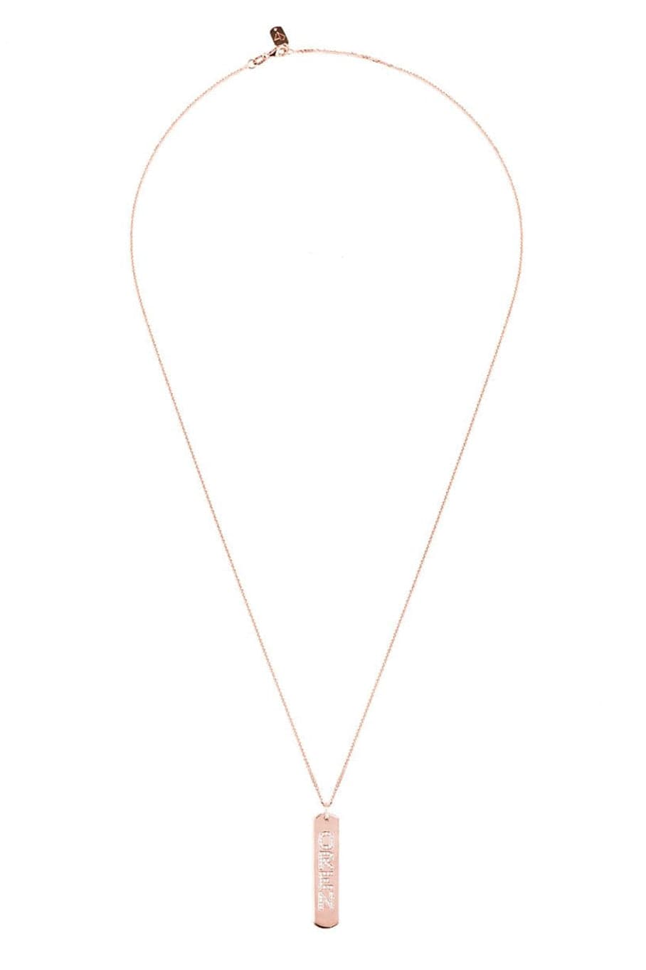 CARBON & HYDE-Longtag Necklace - Rose Gold-ROSE GOLD