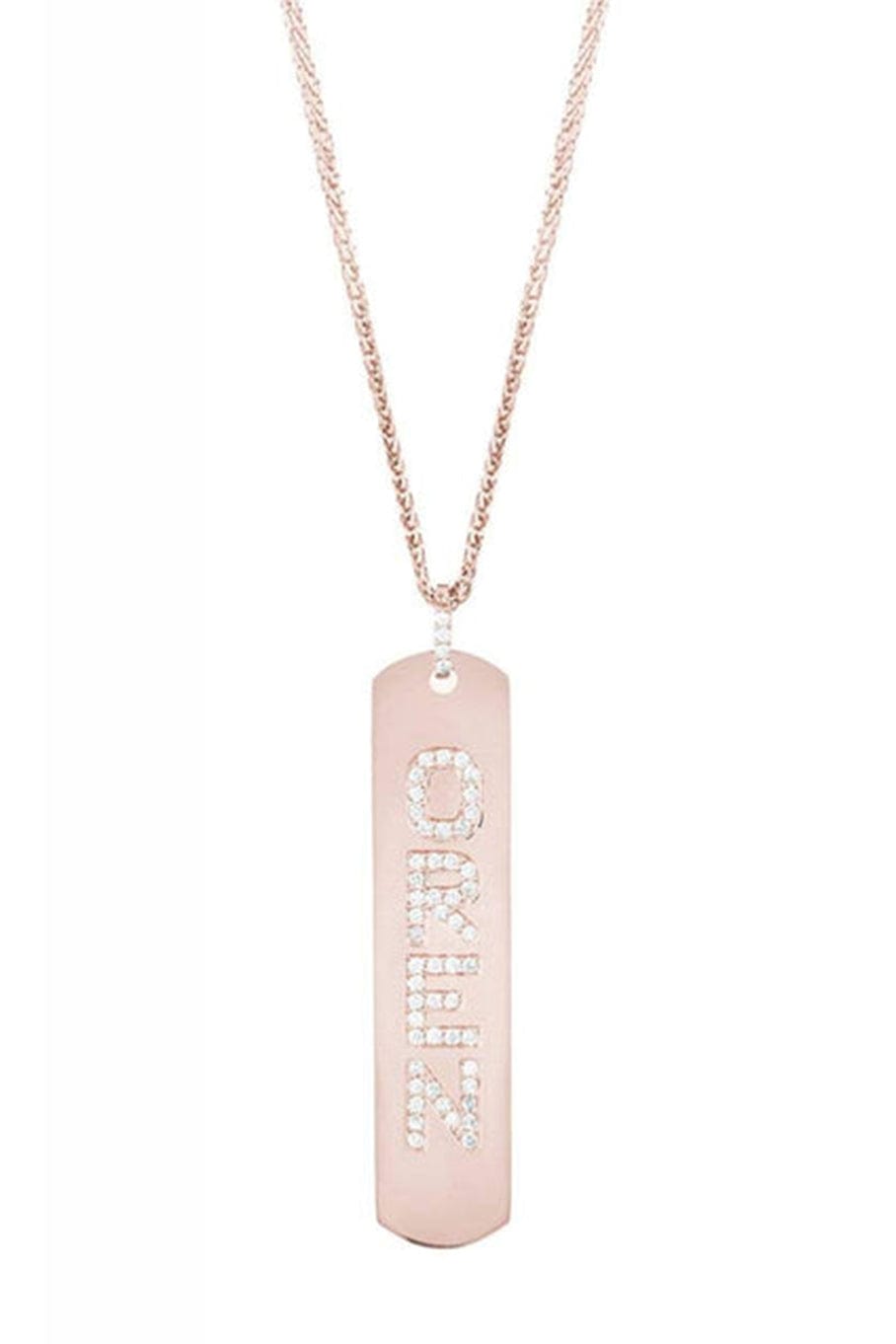 CARBON & HYDE-Longtag Necklace - Rose Gold-ROSE GOLD
