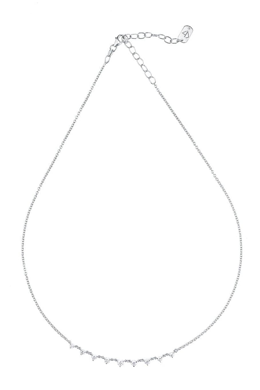 CARBON & HYDE-Mini Starstruck Necklace - White Gold-WHITE GOLD