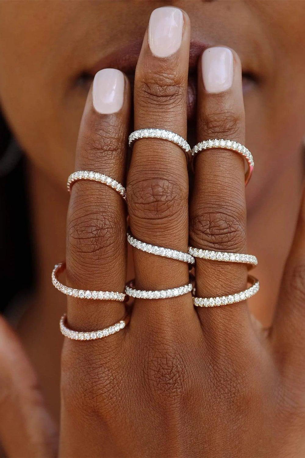 CARBON & HYDE-Arabesque Ring - White Gold-