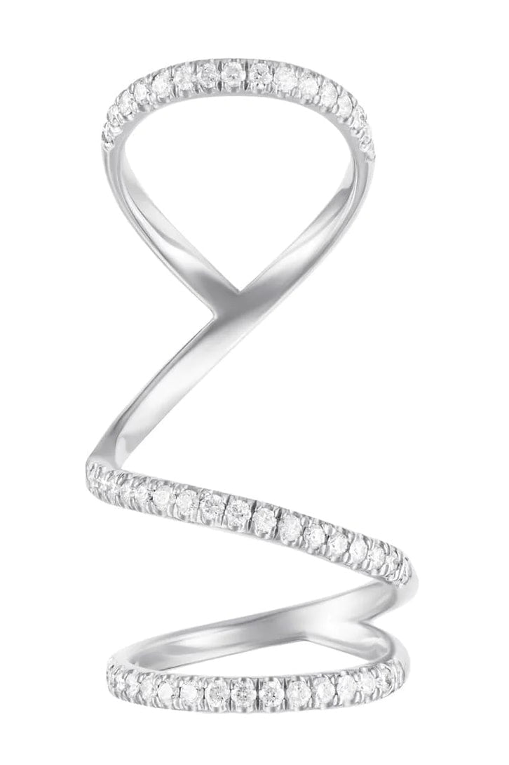CARBON & HYDE-Arabesque Ring - White Gold-