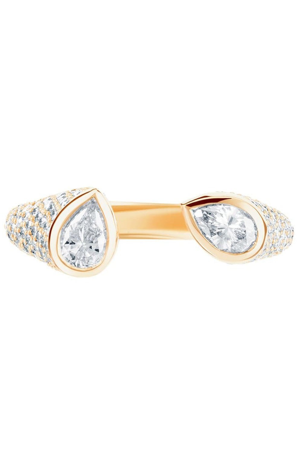 CARBON & HYDE-Mini Twin Ring - Yellow Gold-