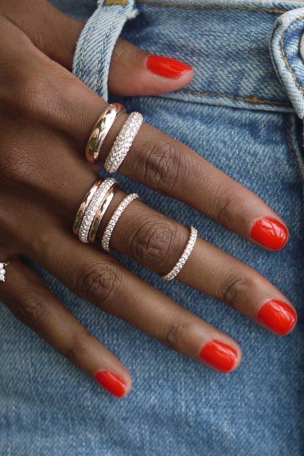 CARBON & HYDE-Olympia Ring - White Gold-