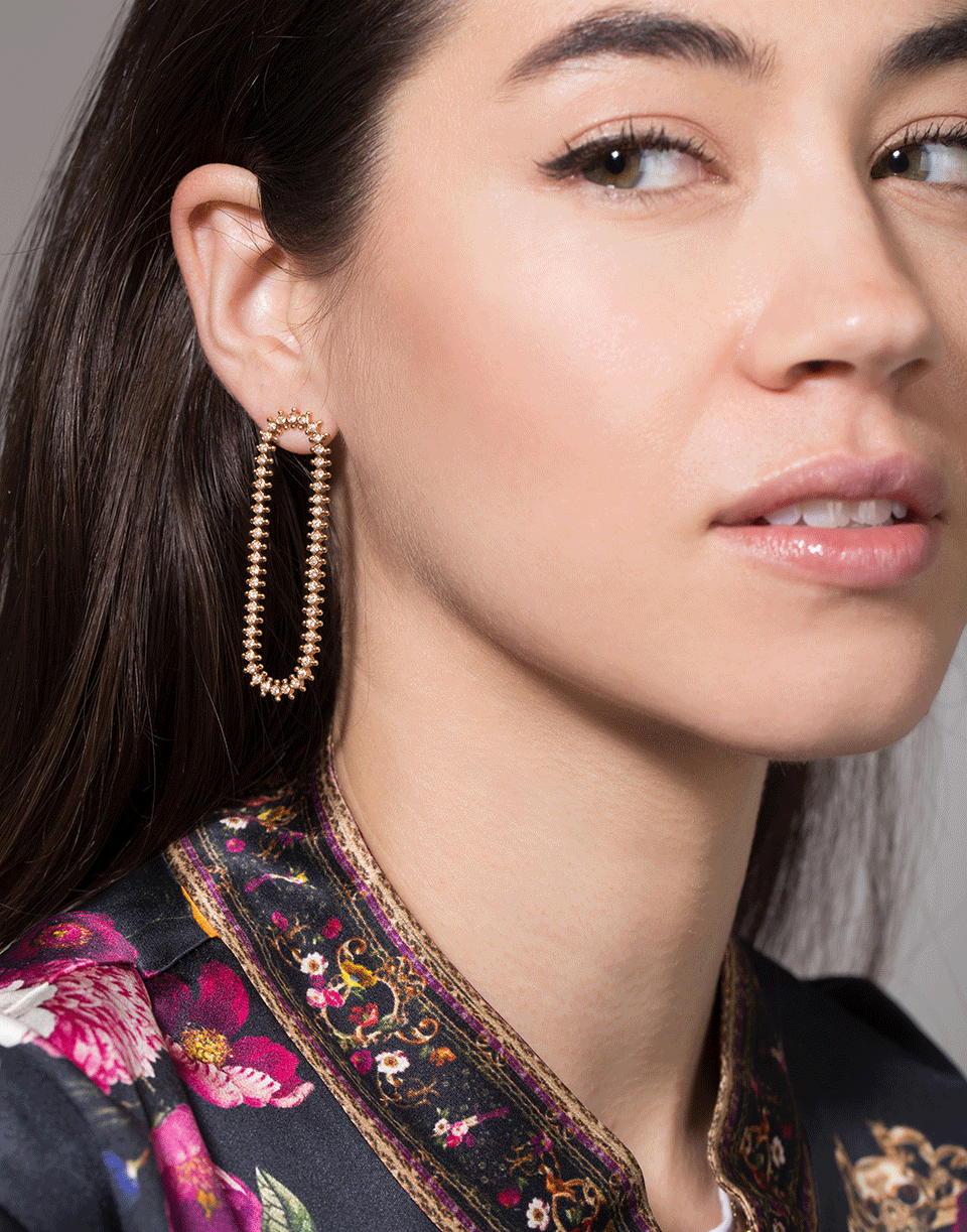 CARLA AMORIM-Araguaia Diamond Earrings-ROSE GOLD