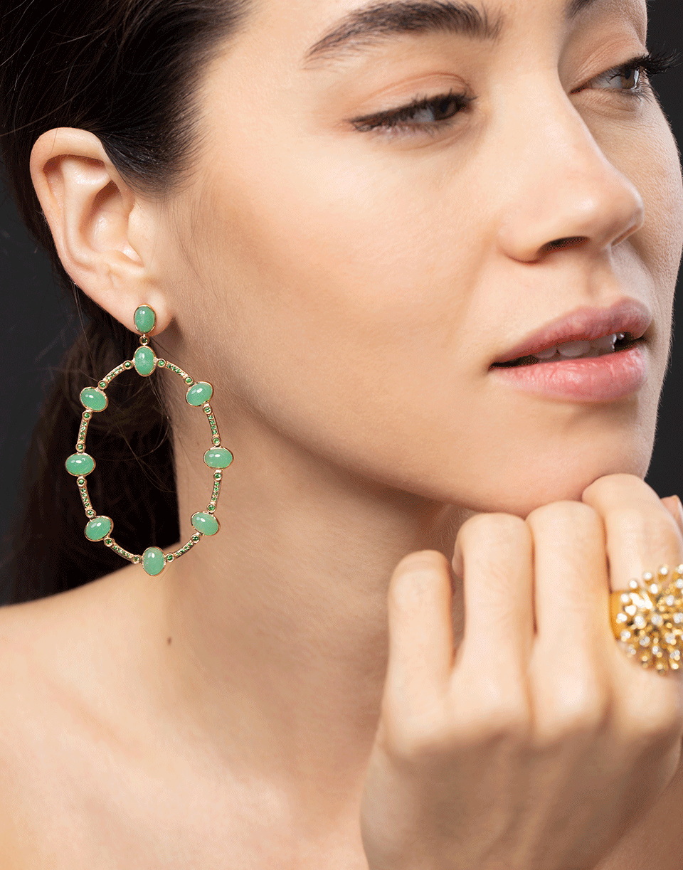 CARLA AMORIM-Aurora Earrings-ROSE GOLD