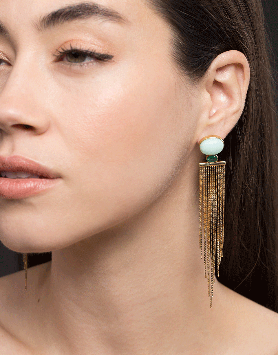 CARLA AMORIM-Chrysoprase Ballerina Earrings-YELLOW GOLD