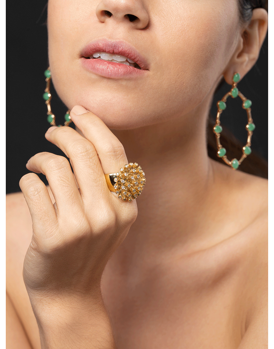 CARLA AMORIM-Danelion Diamond Ring-YELLOW GOLD