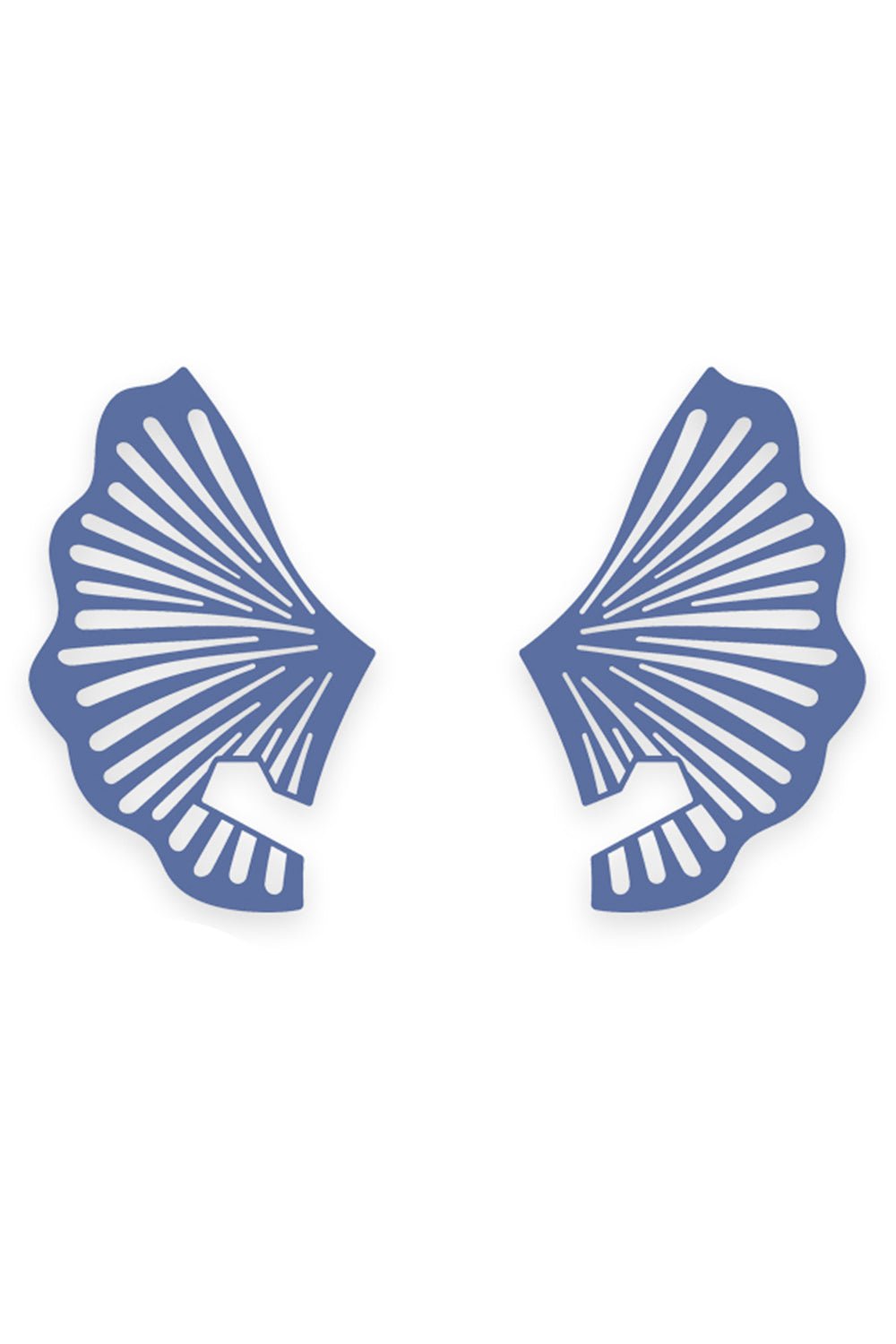 CAROL KAUFFMANN-Nouveau Baguette Earring Plates-BLUE