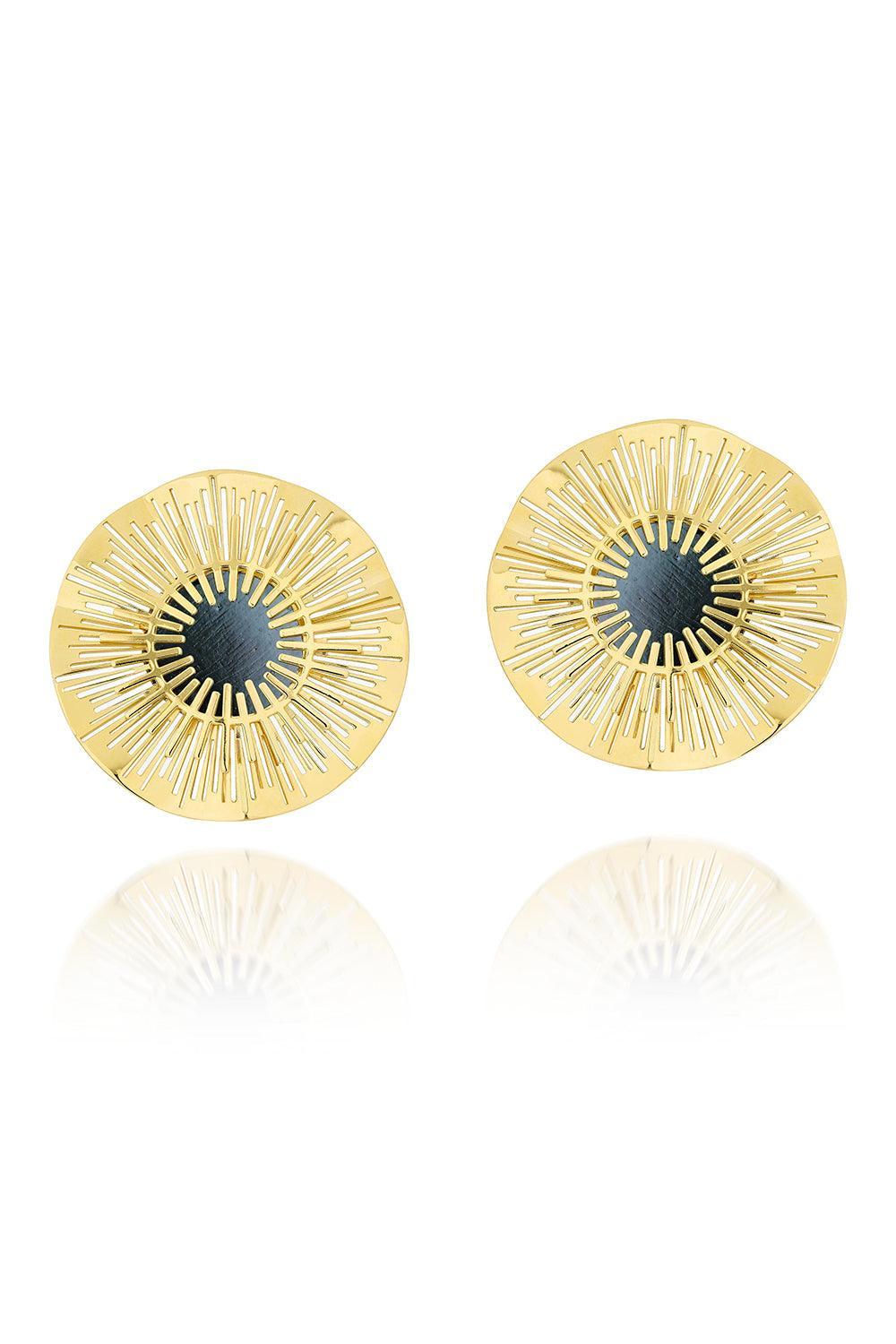 Explosion Brico Earrings-YELLOW GOLD-JEWELRYFINE JEWELEARRING-CAROL KAUFFMANN