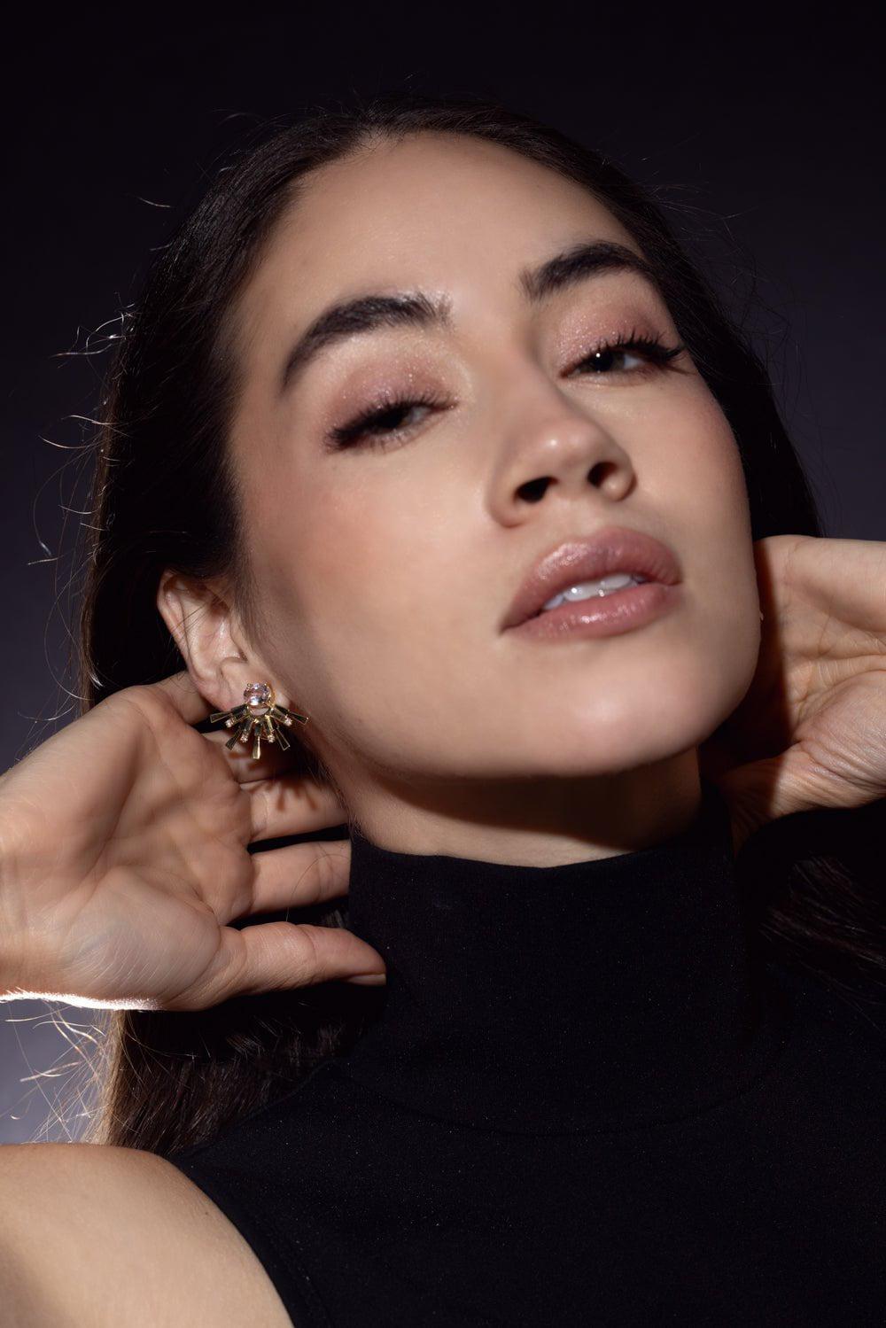 CAROL KAUFFMANN-Mini Valentim Earrings-YELLOW GOLD