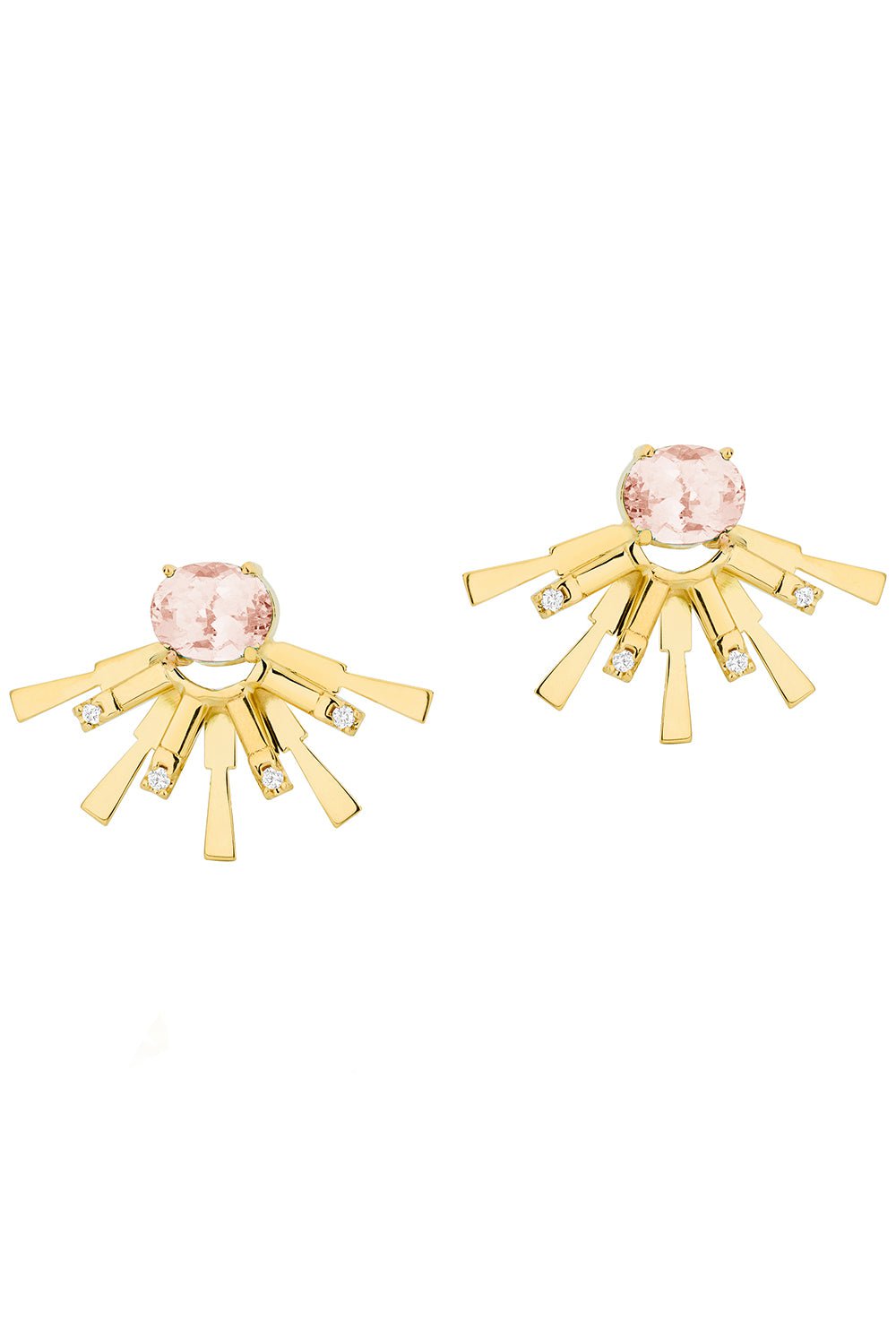 CAROL KAUFFMANN-Mini Valentim Earrings-YELLOW GOLD