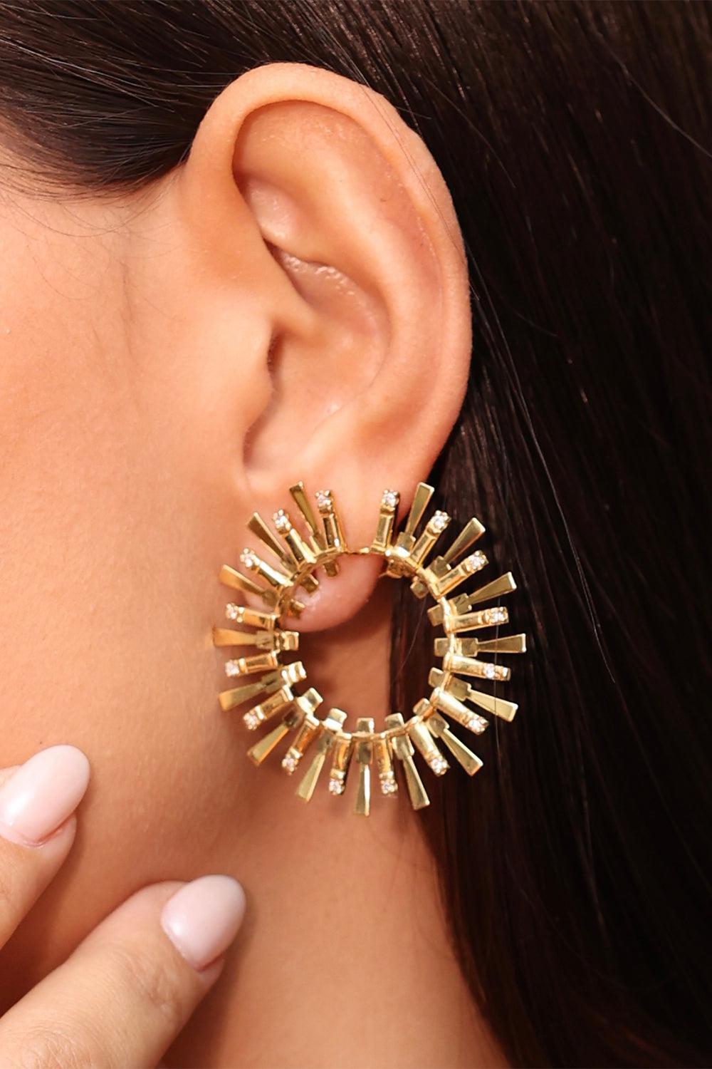 Valentim Twisted Hoops-YELLOW GOLD-JEWELRYFINE JEWELEARRING-CAROL KAUFFMANN