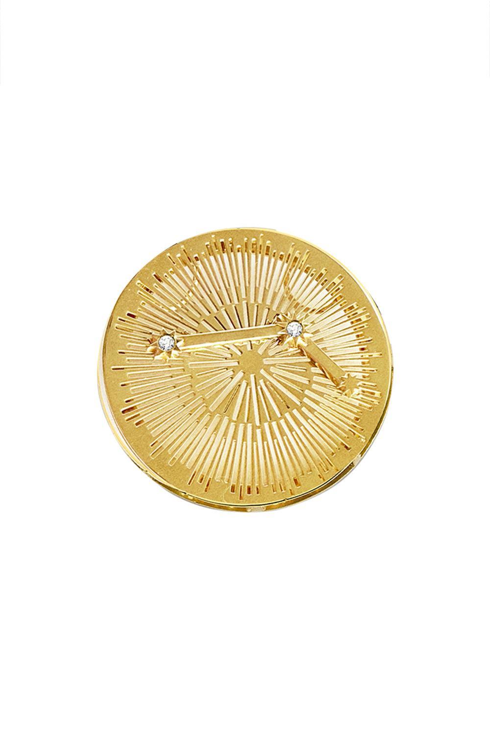 Aries Explosion Pendant-YELLOW GOLD-JEWELRYFINE JEWELPENDANT-CAROL KAUFFMANN