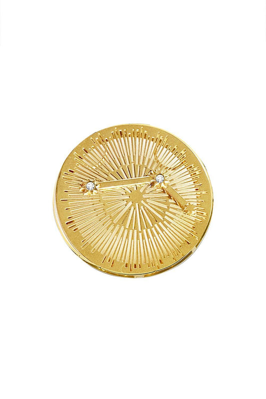 Aries Explosion Pendant-YELLOW GOLD-JEWELRYFINE JEWELPENDANT-CAROL KAUFFMANN