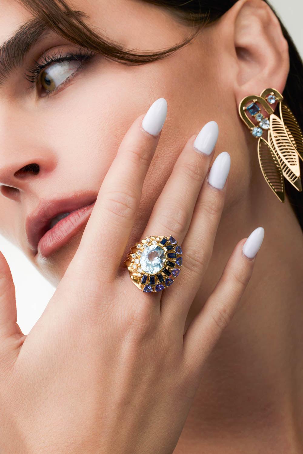 Magic Scale Ring-YELLOW GOLD-7-JEWELRYFINE JEWELRING-CAROL KAUFFMANN