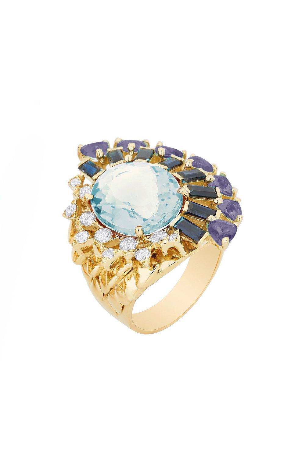 Magic Scale Ring-YELLOW GOLD-7-JEWELRYFINE JEWELRING-CAROL KAUFFMANN