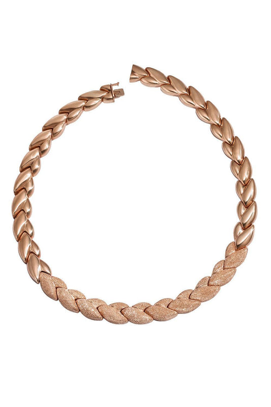 Florentine Finish Everyday Necklace-ROSE GOLD-30-JEWELRYFINE JEWELNECKLACE O-CAROLINA BUCCI