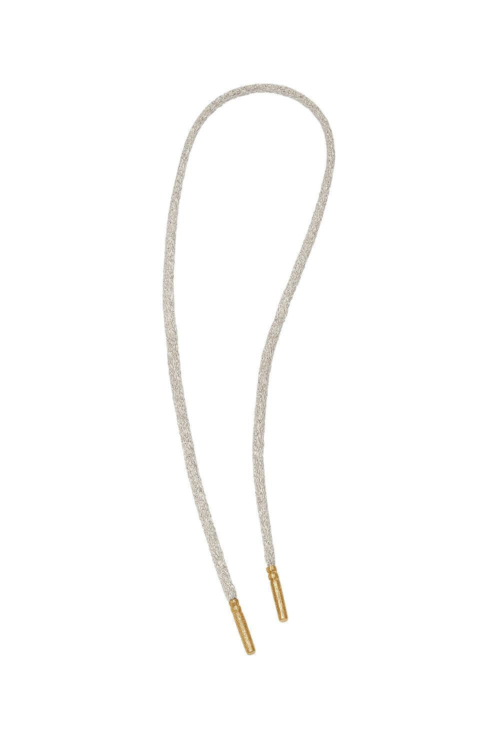 Short Forte Beads Cord - Moon-BLACK GOLD-SHORT-JEWELRYFINE JEWELBRACELET O-CAROLINA BUCCI