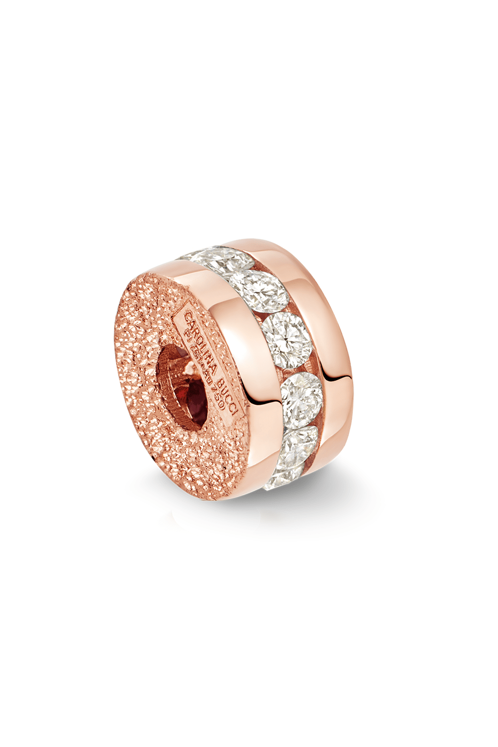 CAROLINA BUCCI-Precious Champagne Diamond Forte Bead-ROSE GOLD