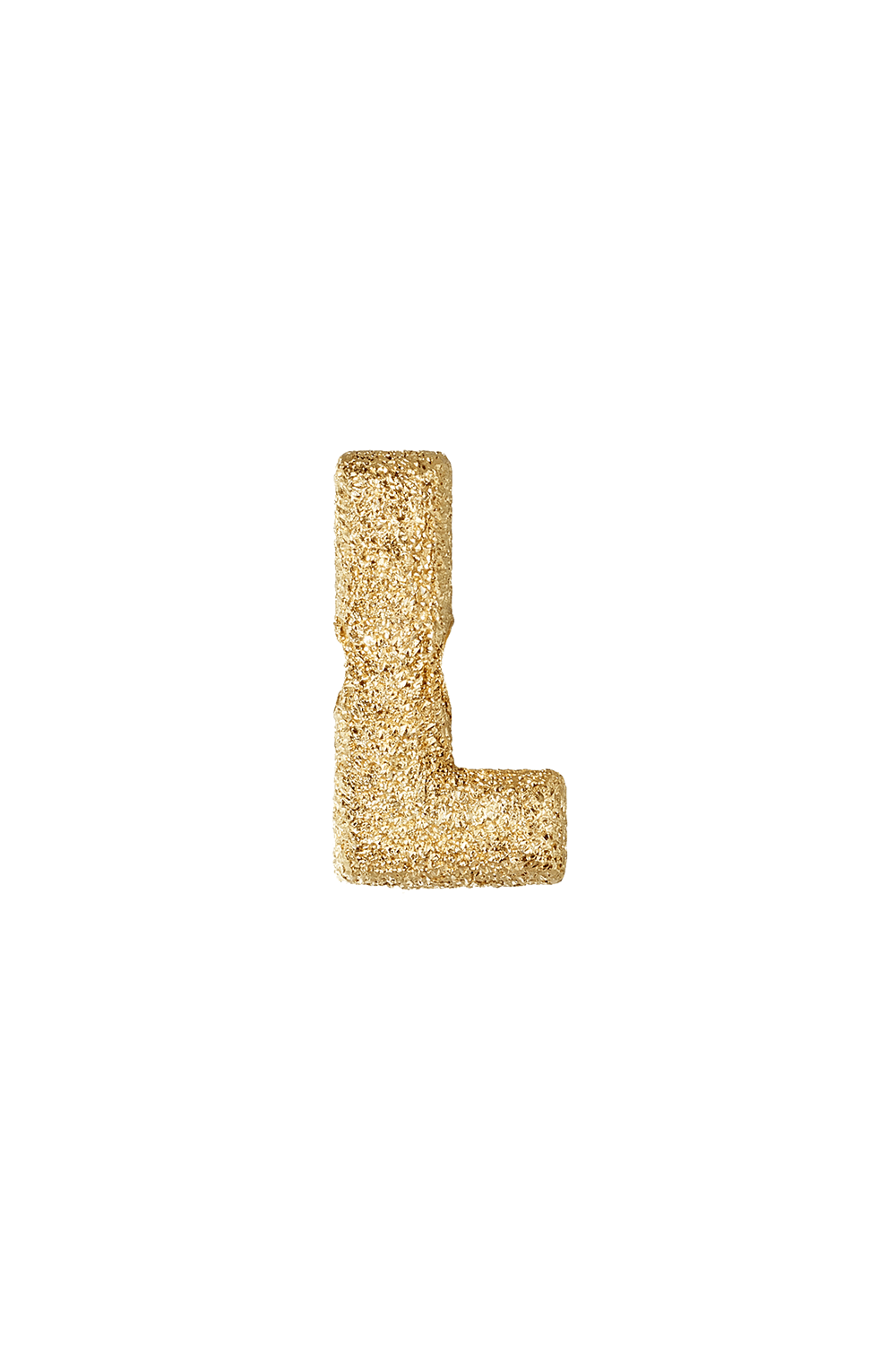 CAROLINA BUCCI-Forte Florentine Finish Initial Letter Bead-YELLOW GOLD