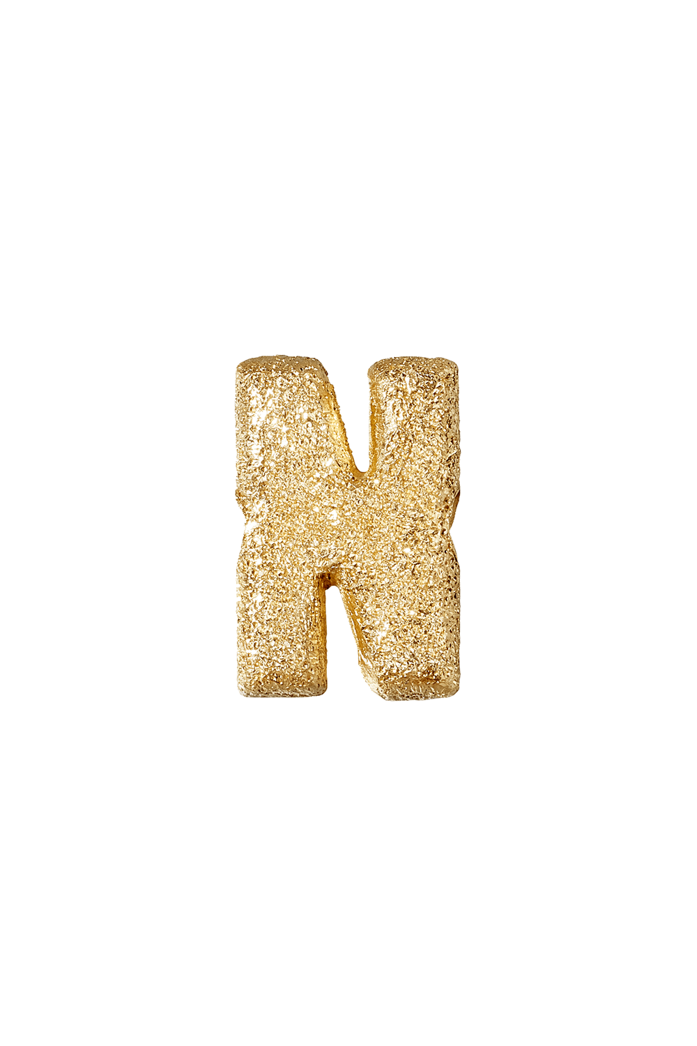 CAROLINA BUCCI-Forte Florentine Finish Initial Letter Bead-YELLOW GOLD