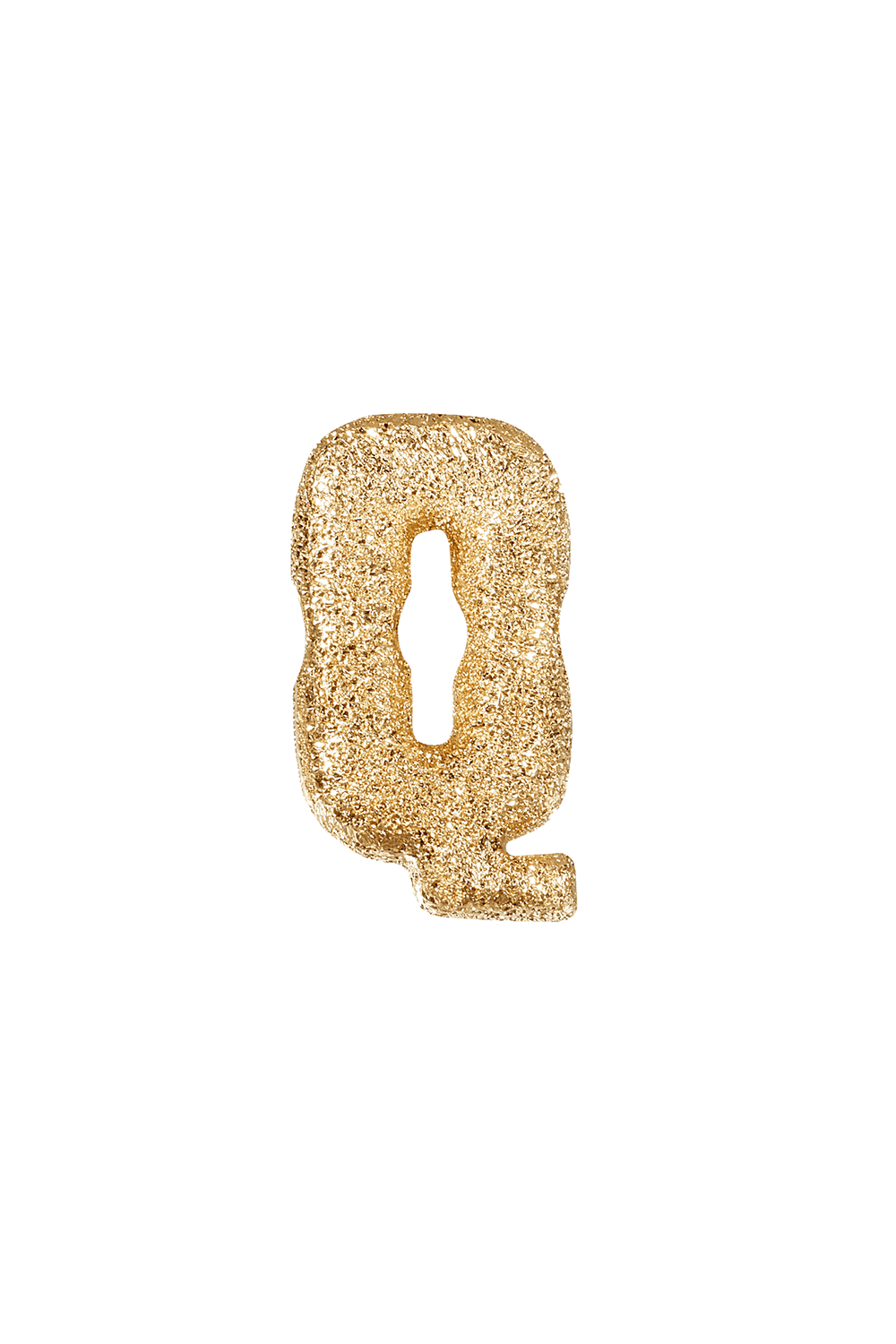 CAROLINA BUCCI-Forte Florentine Finish Initial Letter Bead-YELLOW GOLD