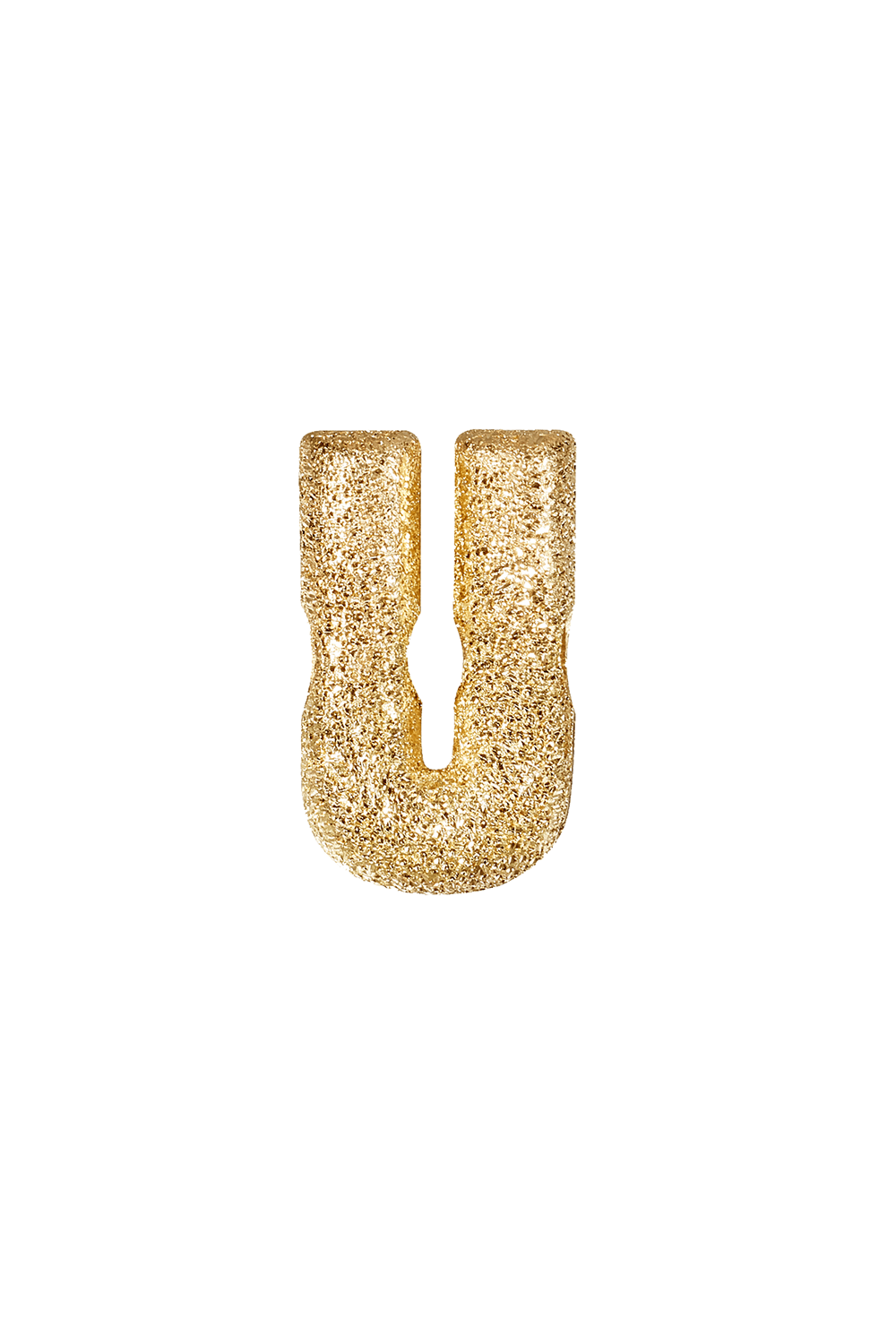 CAROLINA BUCCI-Forte Florentine Finish Initial Letter Bead-YELLOW GOLD