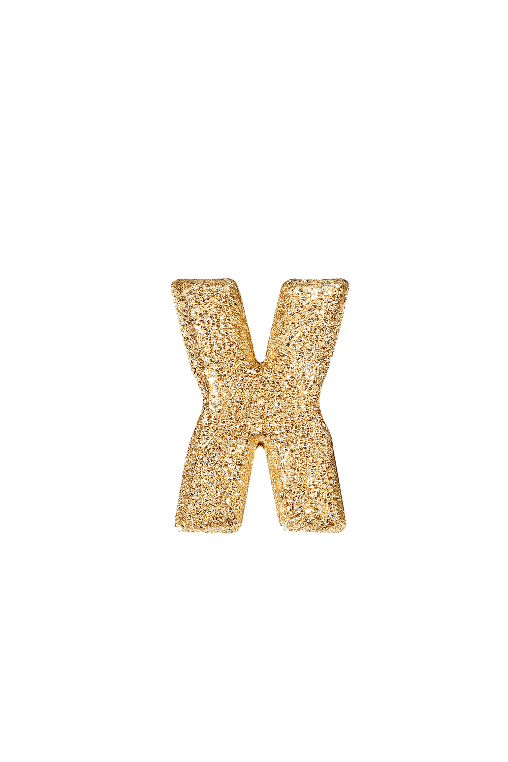 CAROLINA BUCCI-Forte Florentine Finish Initial Letter Bead-YELLOW GOLD