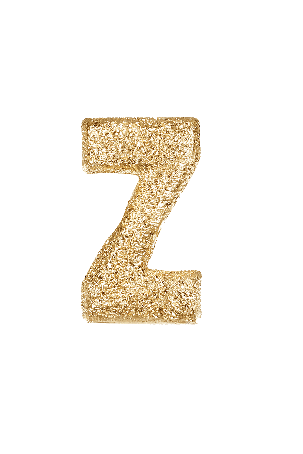CAROLINA BUCCI-Forte Florentine Finish Initial Letter Bead-YELLOW GOLD