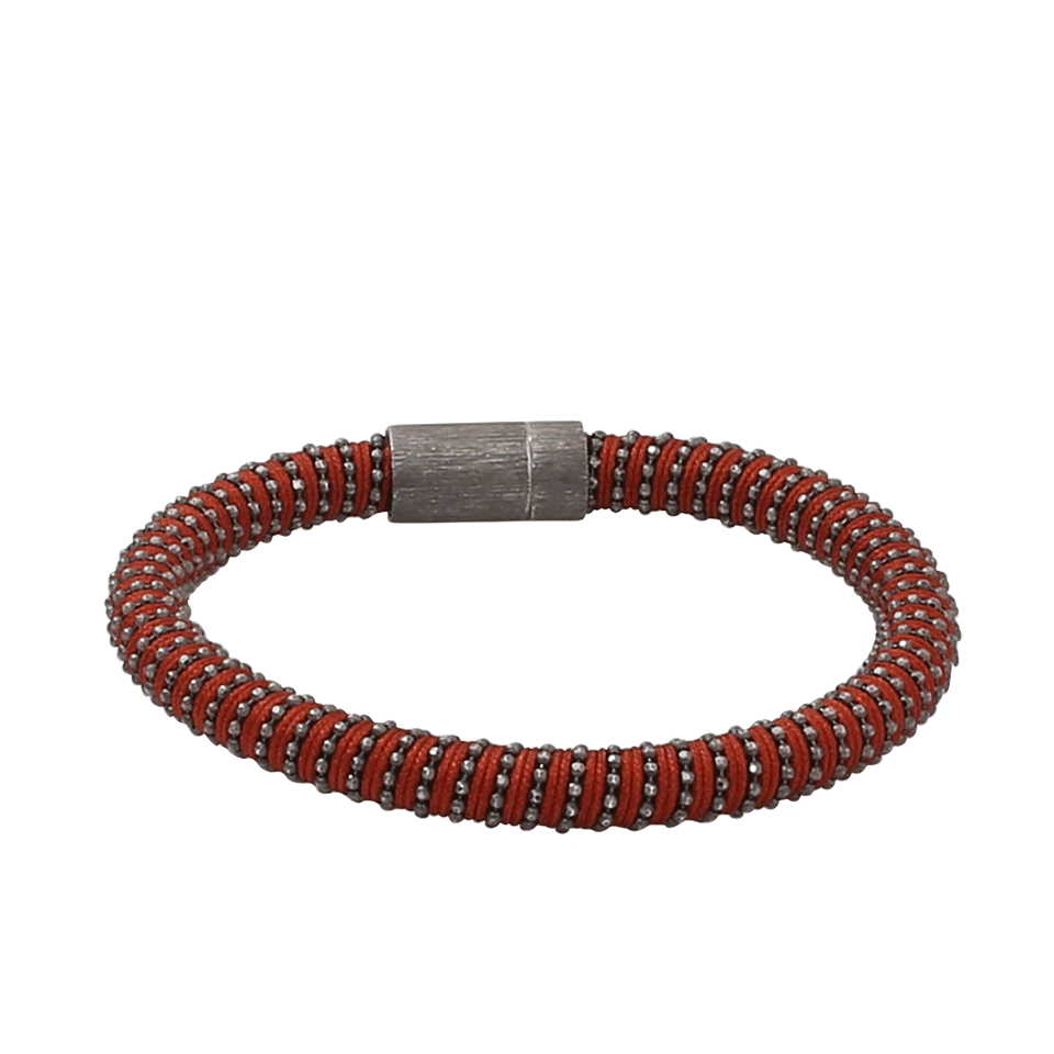 CAROLINA BUCCI-Brown Twister Band Bracelet-BROWN