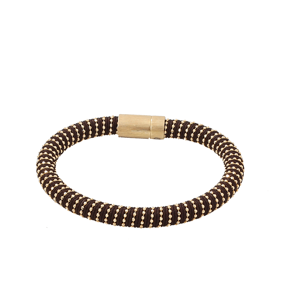 CAROLINA BUCCI-Chocolate Twister Band Bracelet-CHOCOLAT