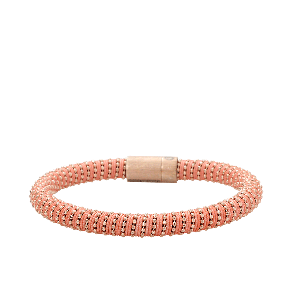 CAROLINA BUCCI-Coral Twister Band Bracelet-CORAL