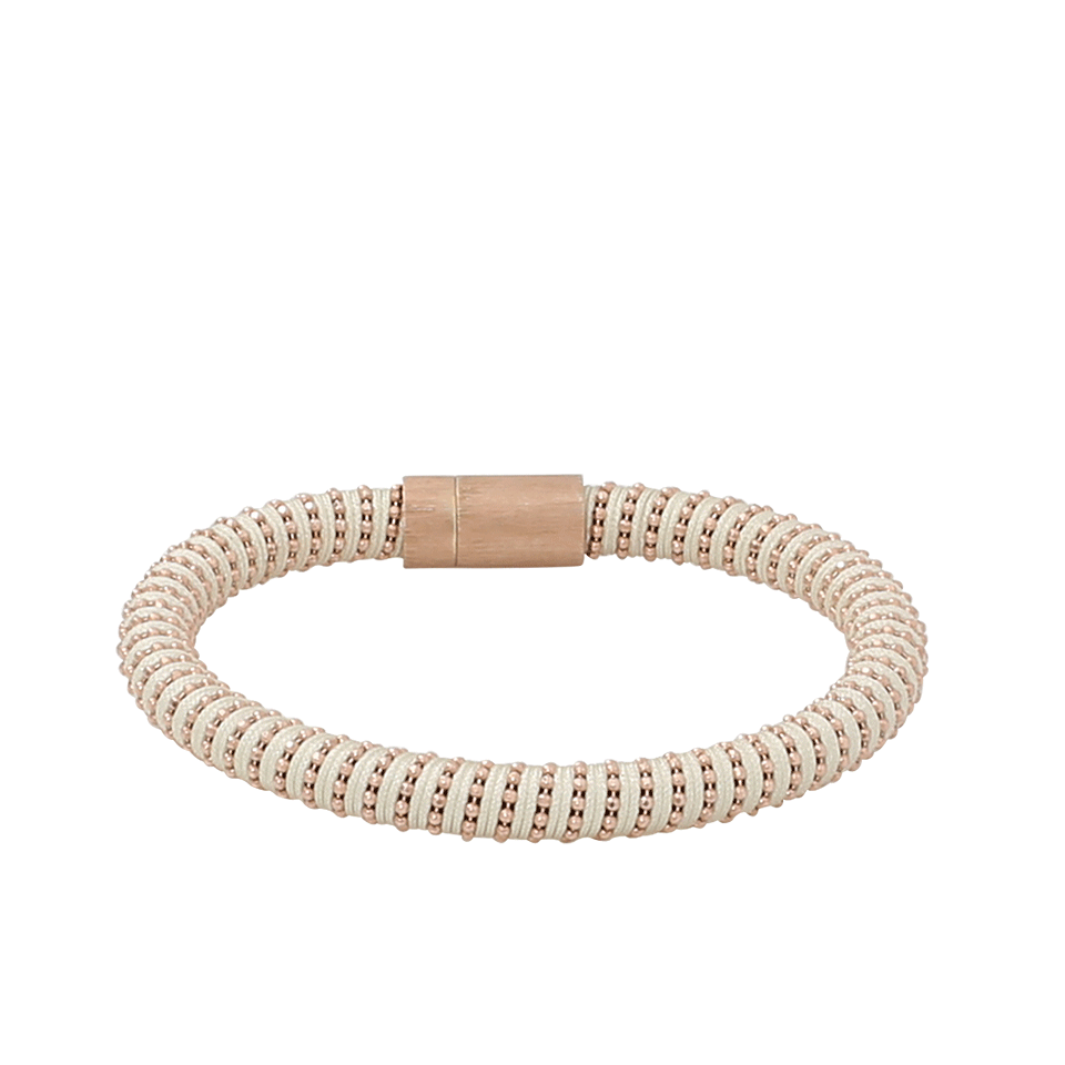 CAROLINA BUCCI-Cream Twister Band Bracelet-CREAM