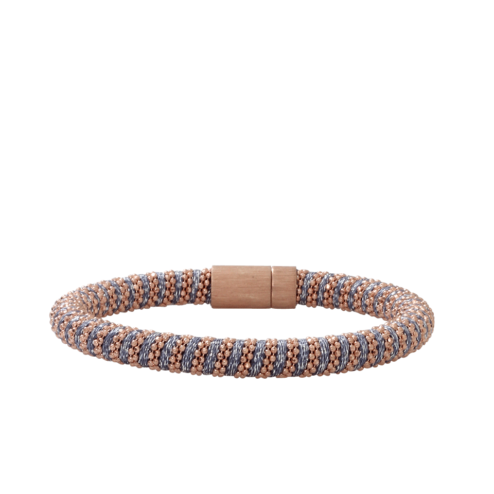 CAROLINA BUCCI-Denim Sparkle Twister Band Bracelet-DENIM
