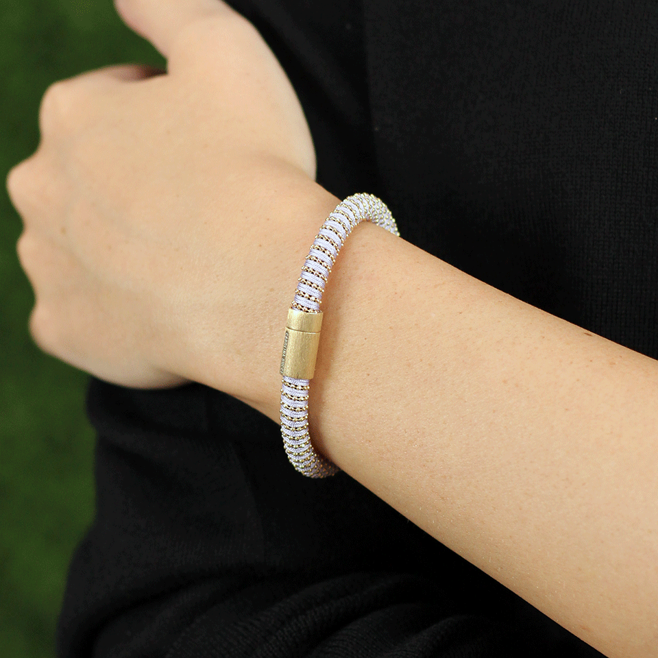 CAROLINA BUCCI-Lilac Twister Band Bracelet-LILAC