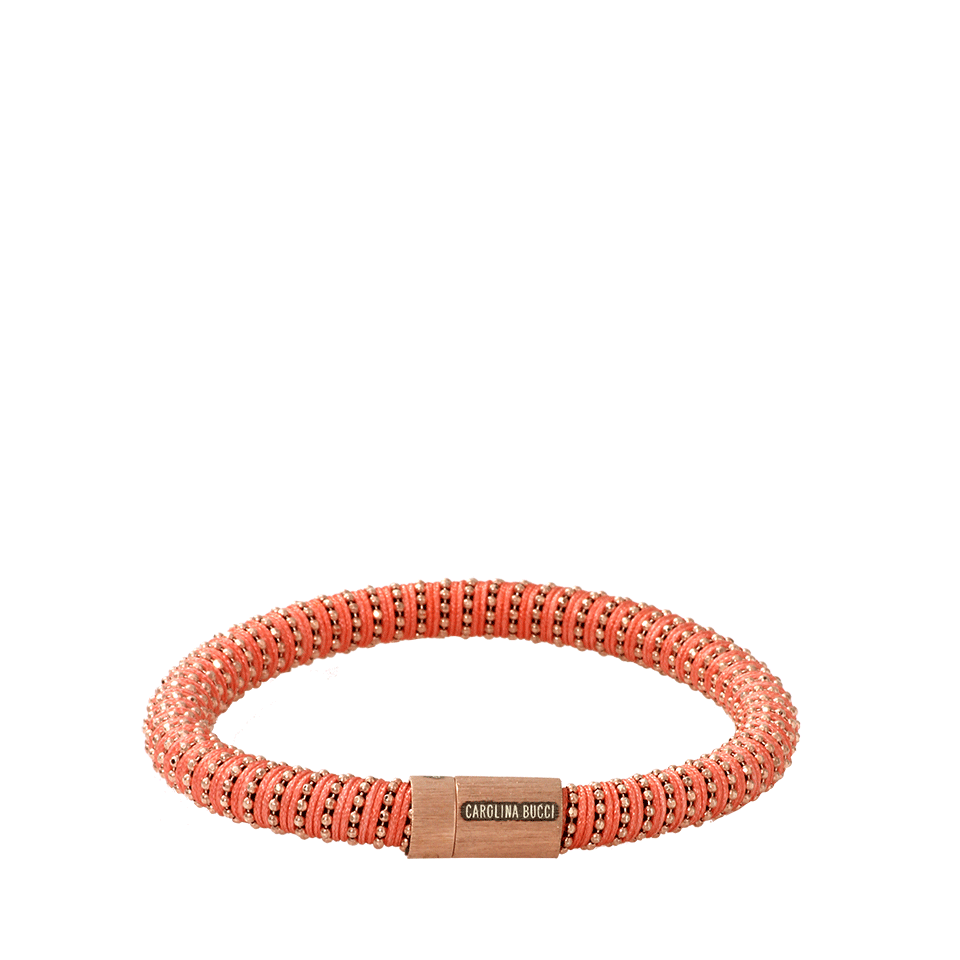 CAROLINA BUCCI-Pink Twister Band Bracelet-PINK