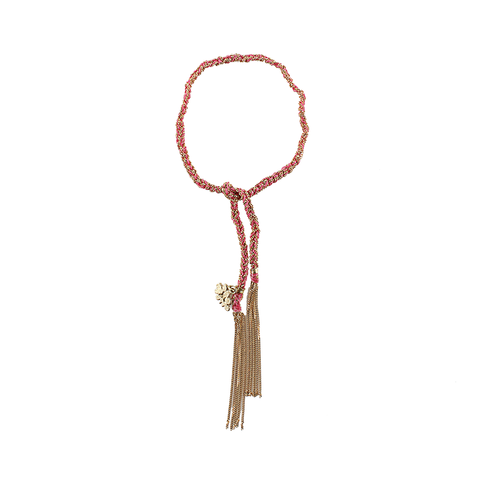 CAROLINA BUCCI-Lucky “Dream” Bracelet with Cloud Charm-PNK/YGLD