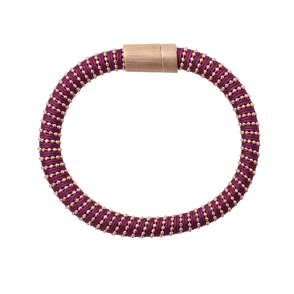 CAROLINA BUCCI-Purple Twister Band Bracelet-PURPLE