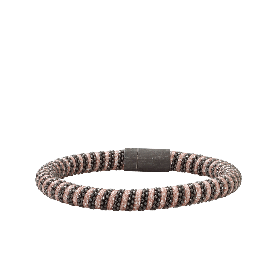 CAROLINA BUCCI-Rose Sparkle Twister Band Bracelet-ROSE